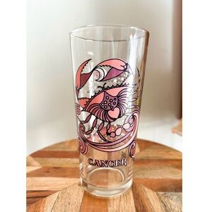 Vintage 1976 Arby’s Zodiac Cancer Glass